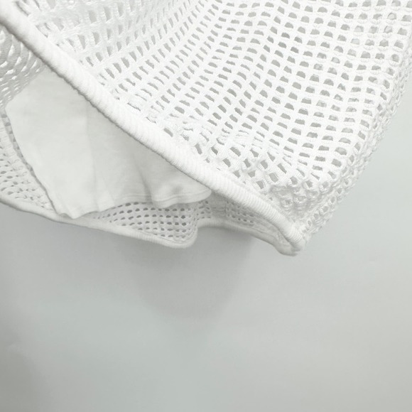 Rag & Bone Mesh Short Sleeve Summer Dress in White Size XS - Picture 6 of 10